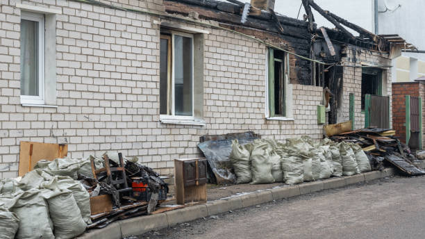Professional Fire Damage Assessment technician working in Osceola, WI